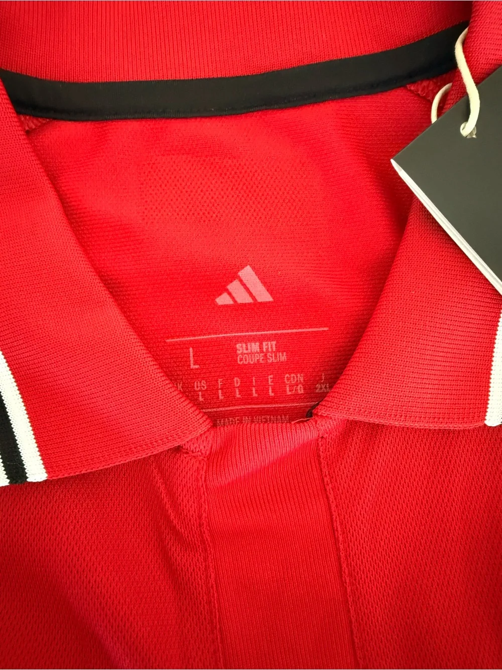 adidas Manchester United Red Home Jersey with White Accents